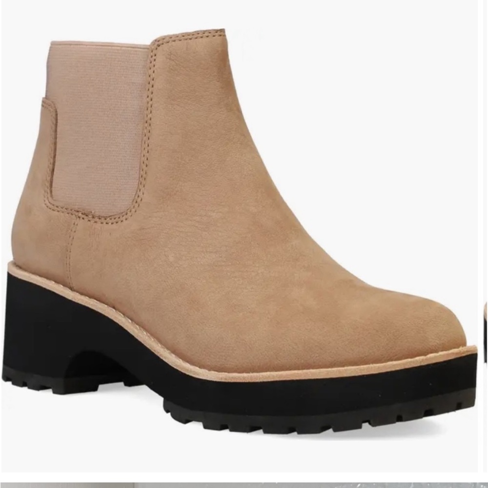 Eileen Fisher Nubuck Suede Bootie Size 7, NWOT